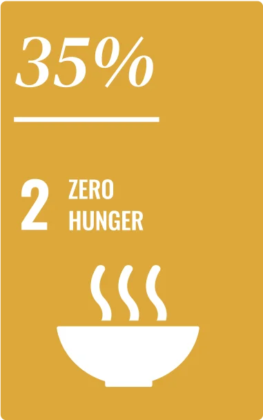 Top SDG’s among The Kitchen Hub Portfolio